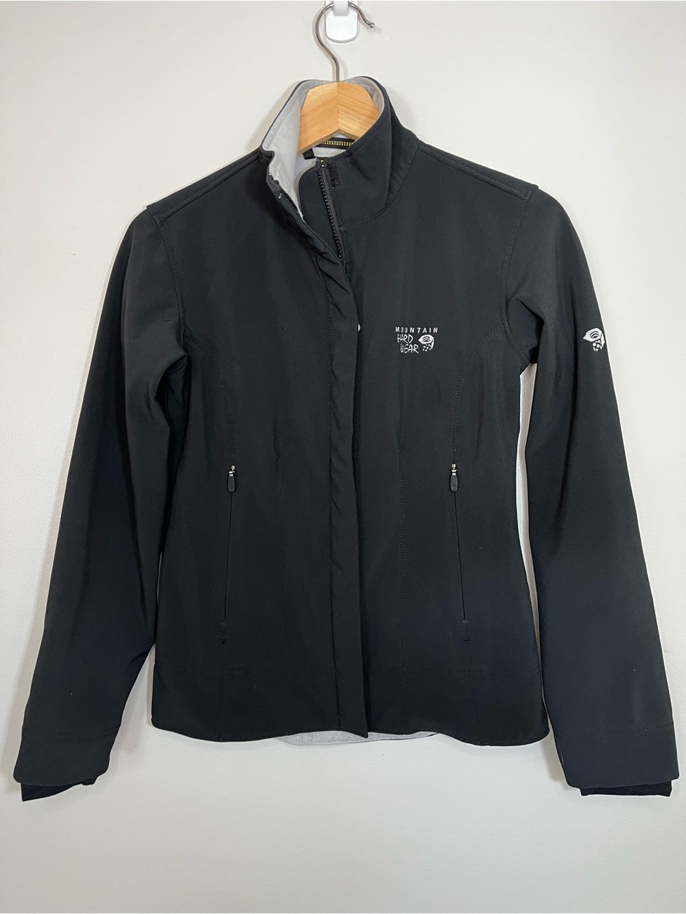 Mountain Hardwear Women's Callisto Full Zip Black Utility Softshell Jacket XS